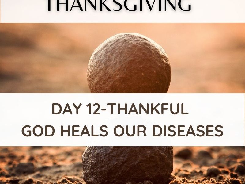 Thankful God is our soul-healer