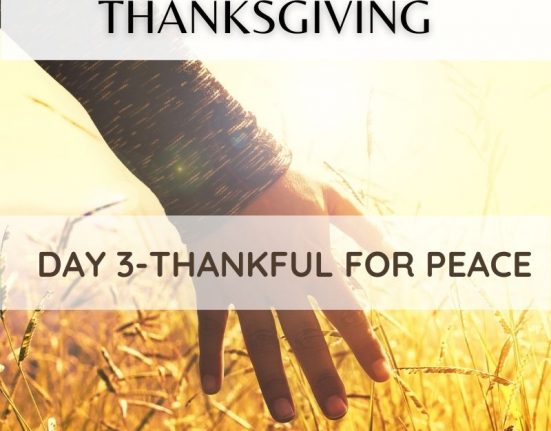 30 Days of Thanksgiving- The God of peace